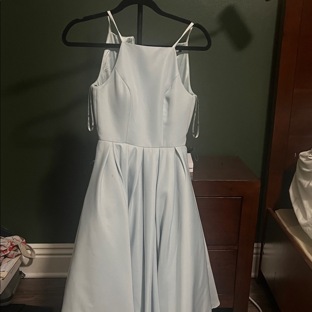 Chi Chi London Light Blue Midi Dress